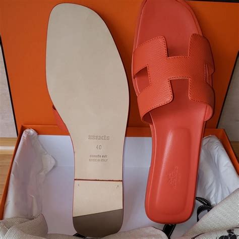 orange hermes oran sandals|women wearing hermes oran sandals.